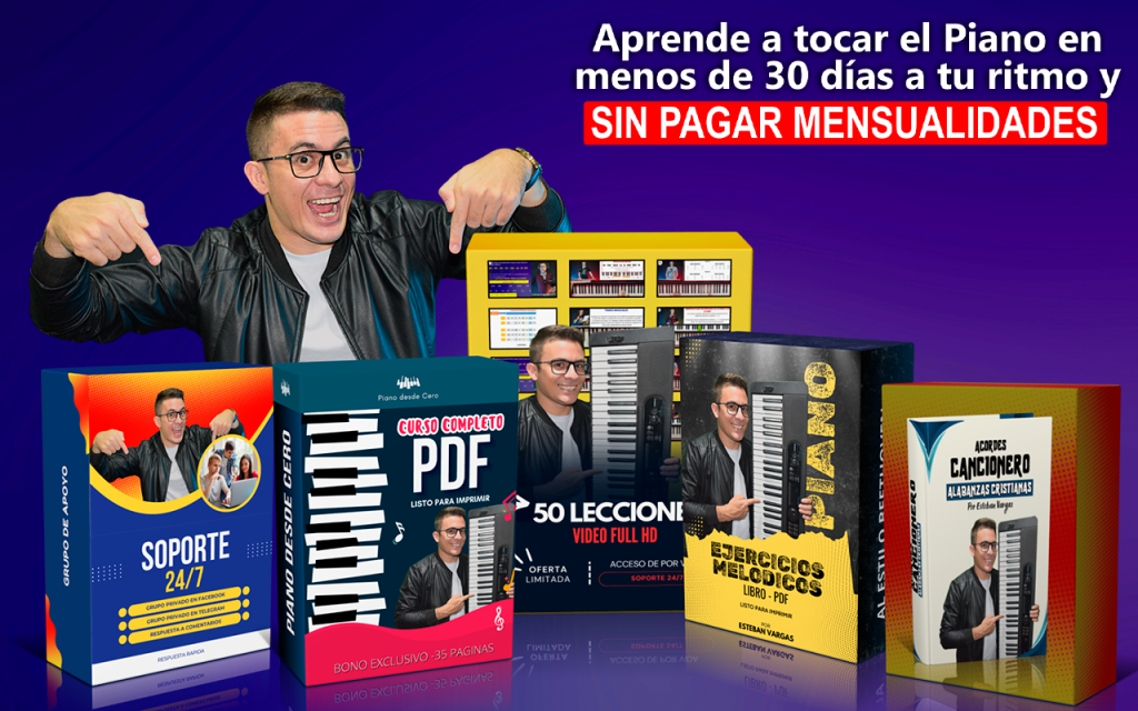 TOCA PIANO DESDE CERO – NIVEL 1